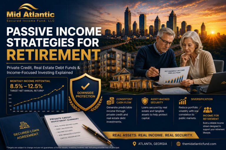 Passive Income Strategies for Retirement: Building Stable Income Through Private Credit & Real Estate Debt Investing
